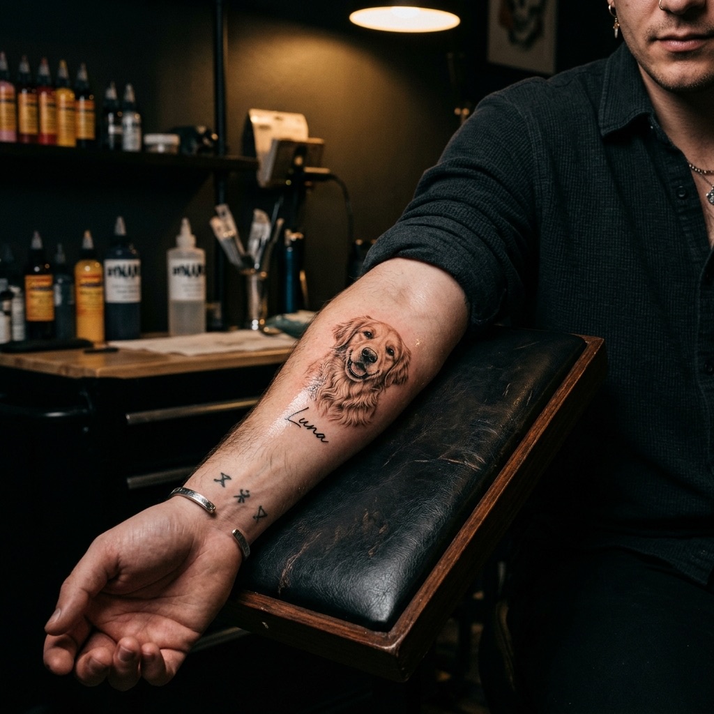 Micro Realism Pet Tattoo